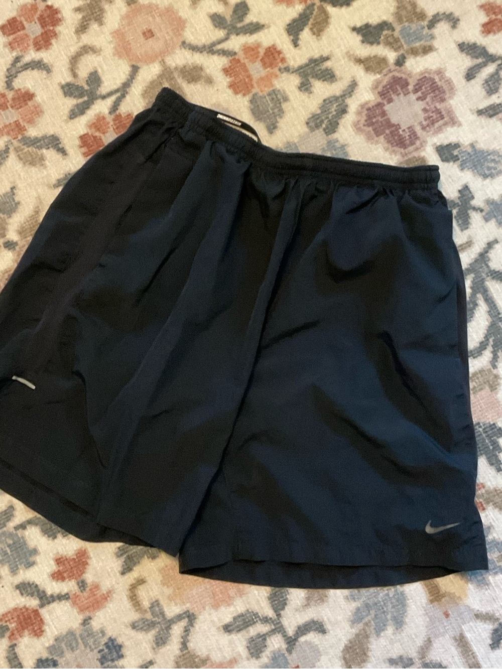 Nike Men’s Black Athletic Shorts with Subtle Swoosh